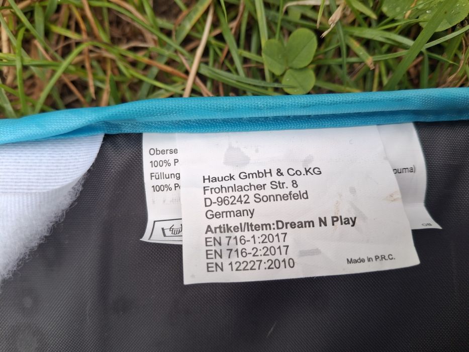Łóżeczko turystyczne hauck dream play