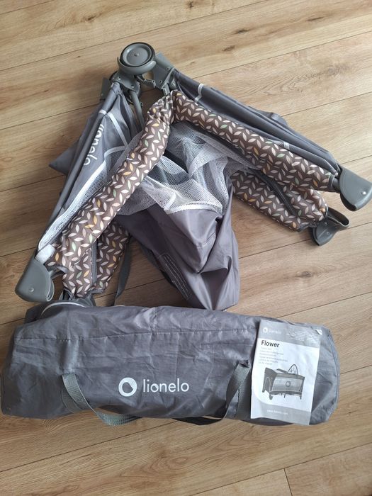 Łóżeczko turystyczne 2-poziomowe 120x60