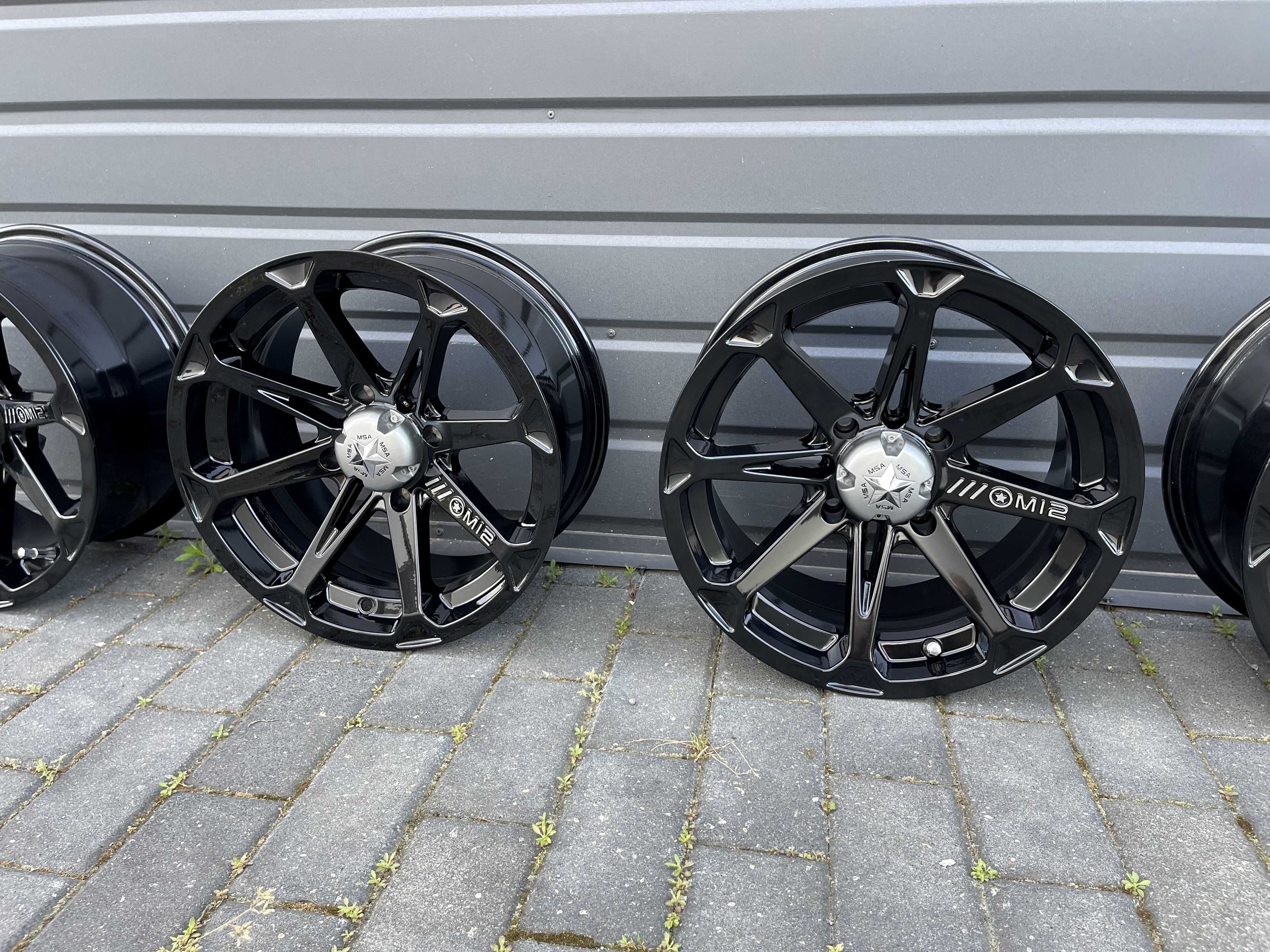 Komplet Felg Quad Diesel Utility M12 MSA Wheels 14 X 7 UTV 4 x 110
