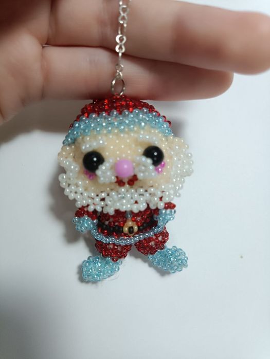 Святий Миколай з бісеру