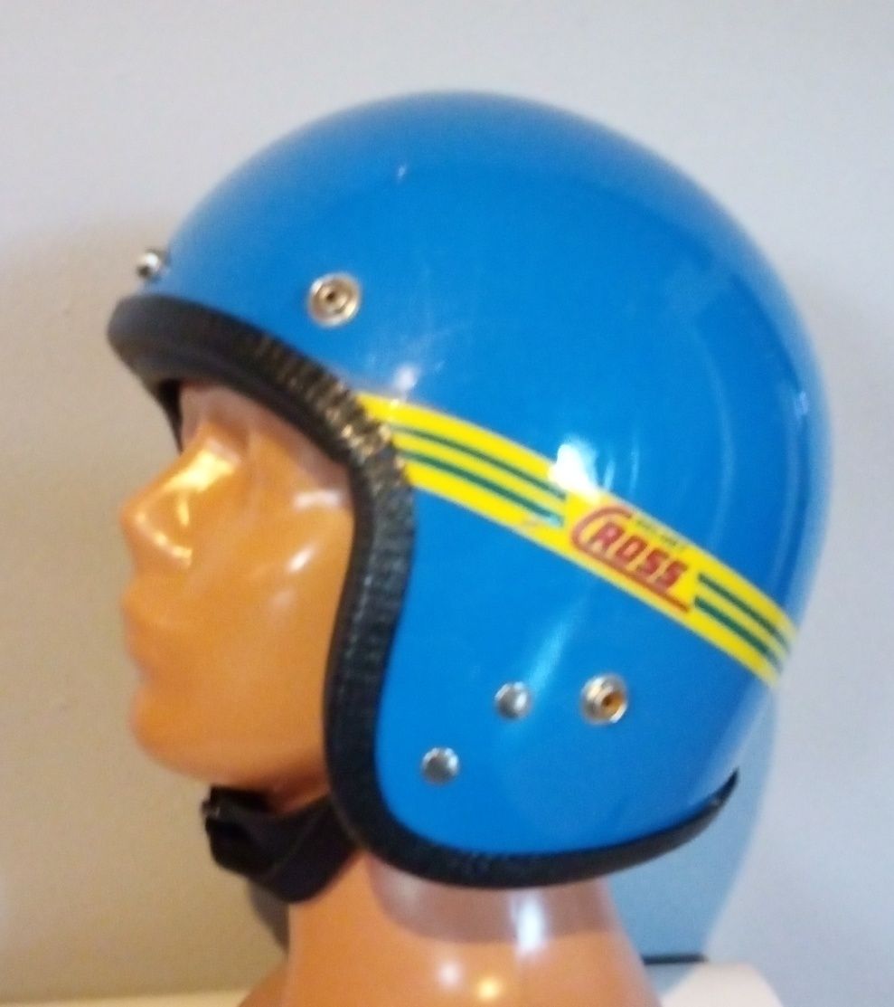 Kask orzeszek PRL stary vintage Helmet duzy rozmiar