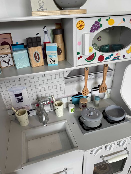 Cozinha infantil completa com acessórios