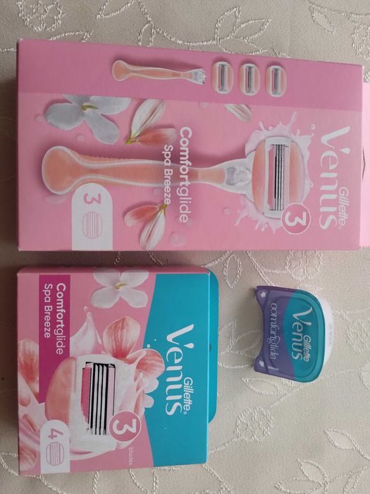 Gillette Venus Comfortglide - rączka + wkłady (8 sztuk). Oryginalne.