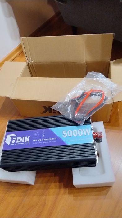 Fdik inwerter/konwerter/falownik 2200W (5000W) 12V czysty sinus