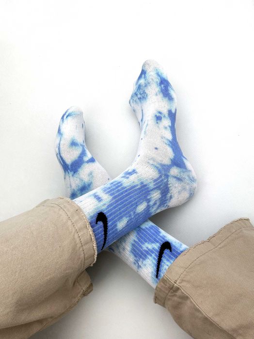 Високі шкарпетки tie-dye nike жіночі розмір 35-39
