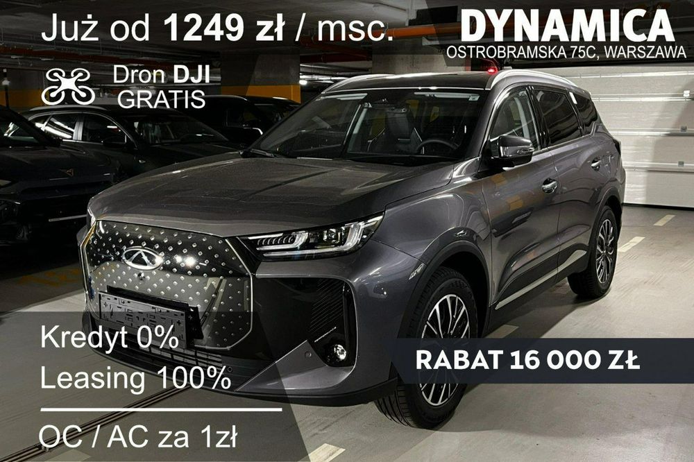 Chery Tiggo 7 PRESTIGE - 279KM - 1.5 T-GDI - Rocznik 2025
