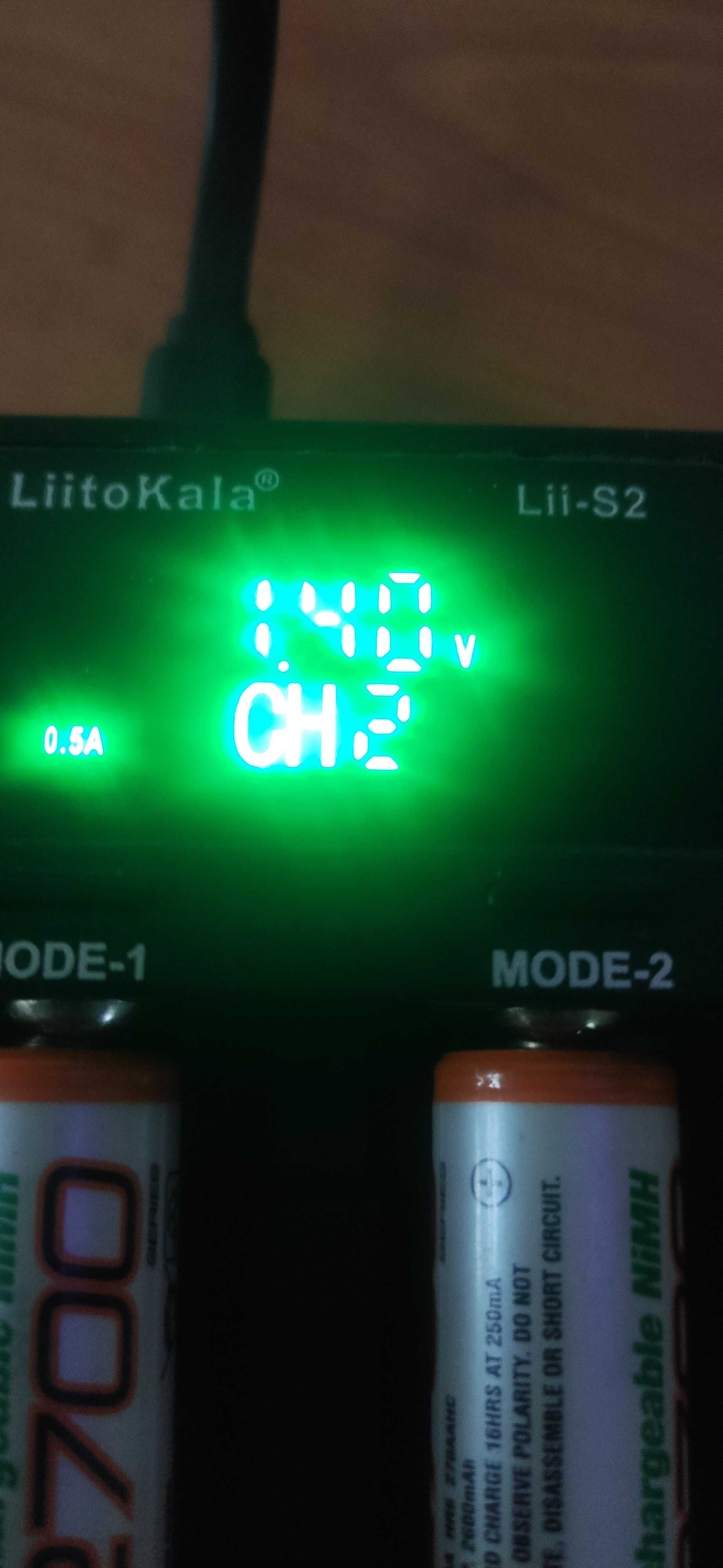LiitoKala Lii-S2  зарядное устройство для 18650, 26650, 21700