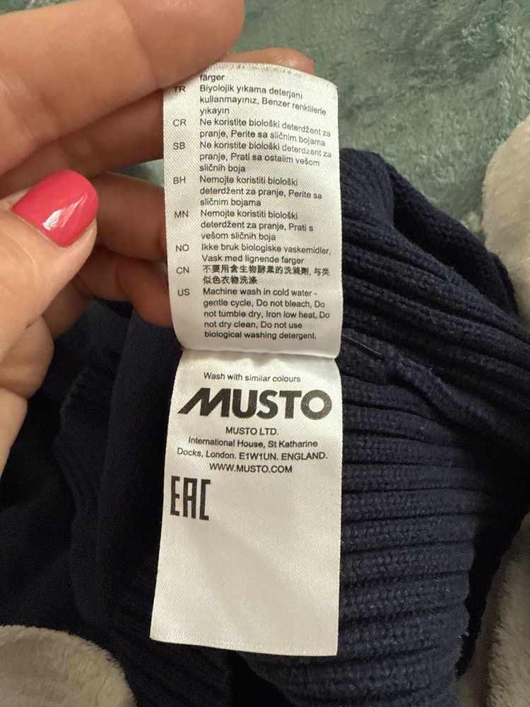 sweter męski ciemnoniebieski