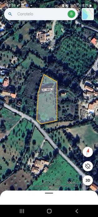 Terreno urbano de 4000m² com ruína e vista panorâmica