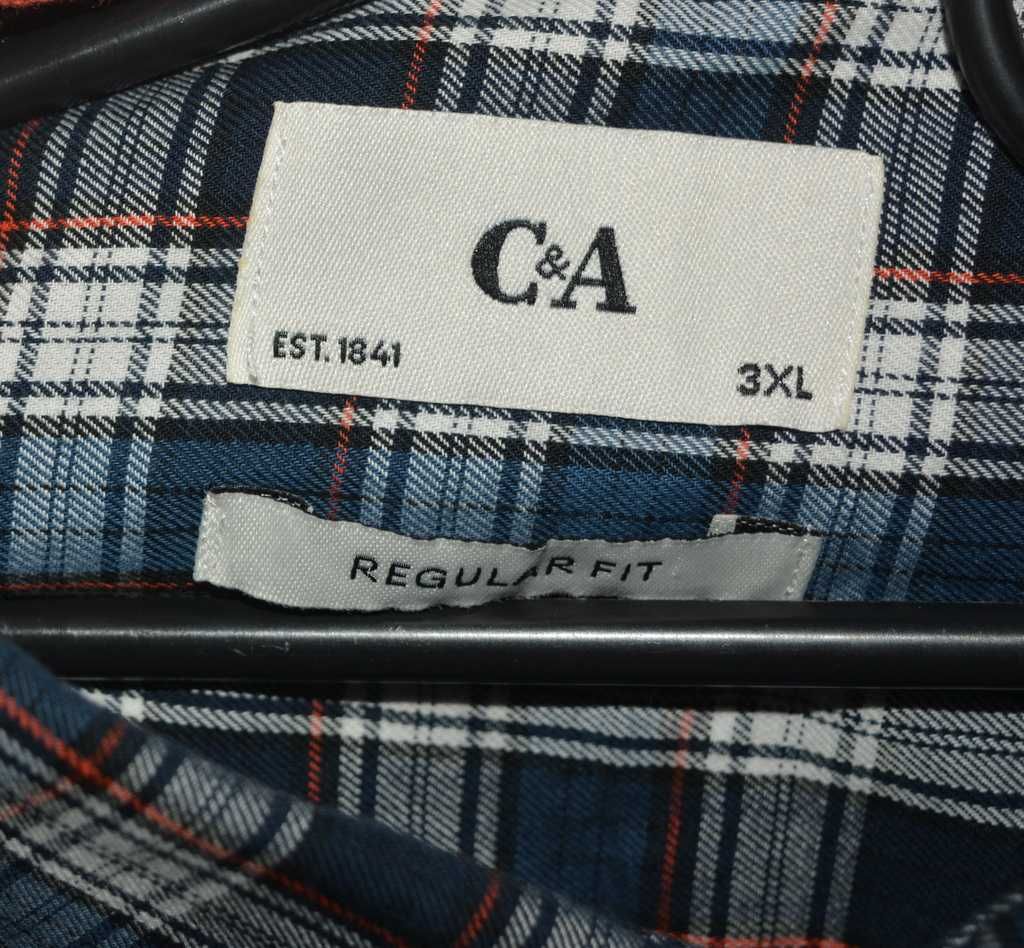 Koszula w kratkę Canda 3XL regular fit