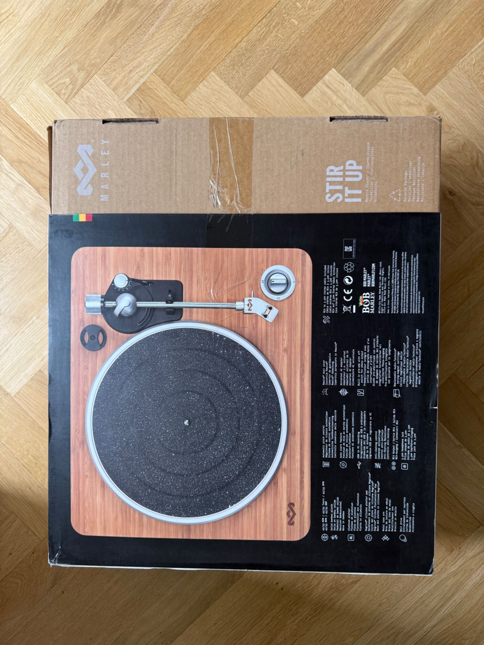 Gramofon House Of Marley Stir it Up brązowy EM-JT000-SB