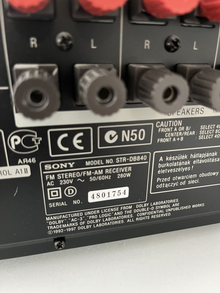 Wzmacniacz Sony STR- DB840