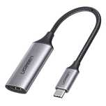 Adapter Ugreen Usb-C Hdmi 4K 60Hz Do Tv I Monitora Szary