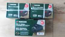 Bateria 4Ah baterie parkside 2 sztuki + ładowarka 2,4A elektronika