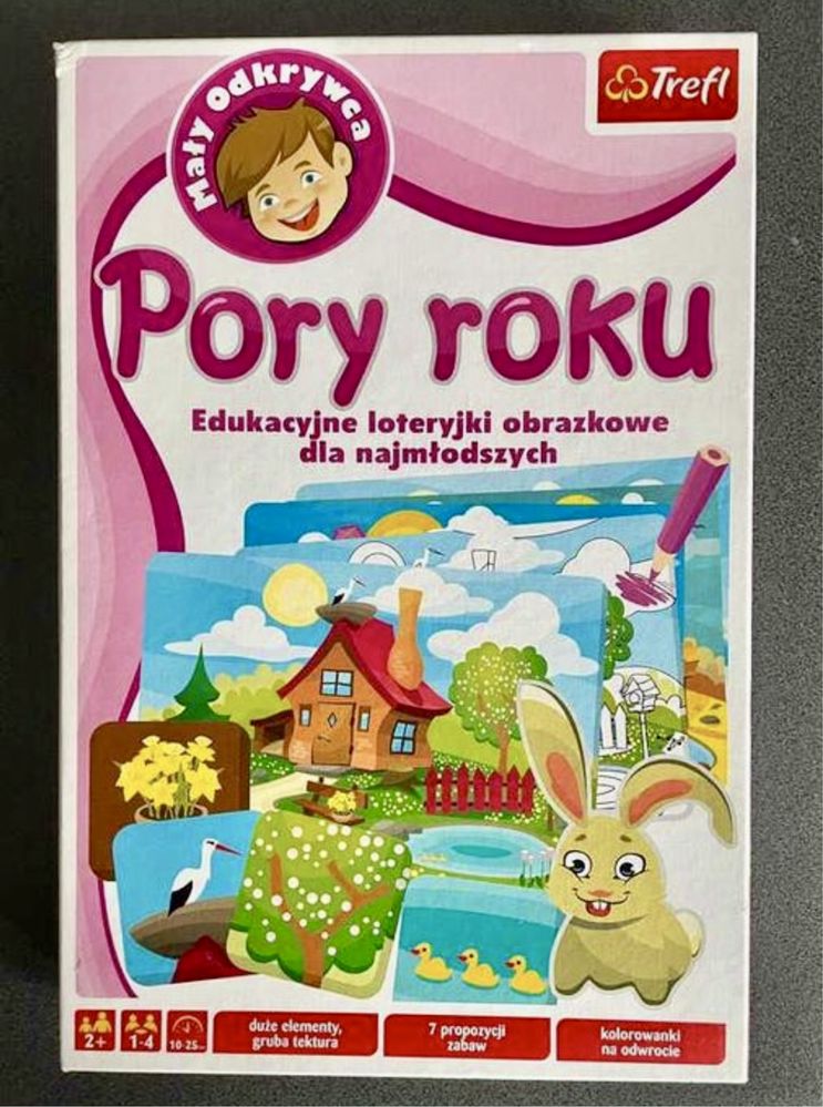 Trefl mały odkrywca gra pory roku