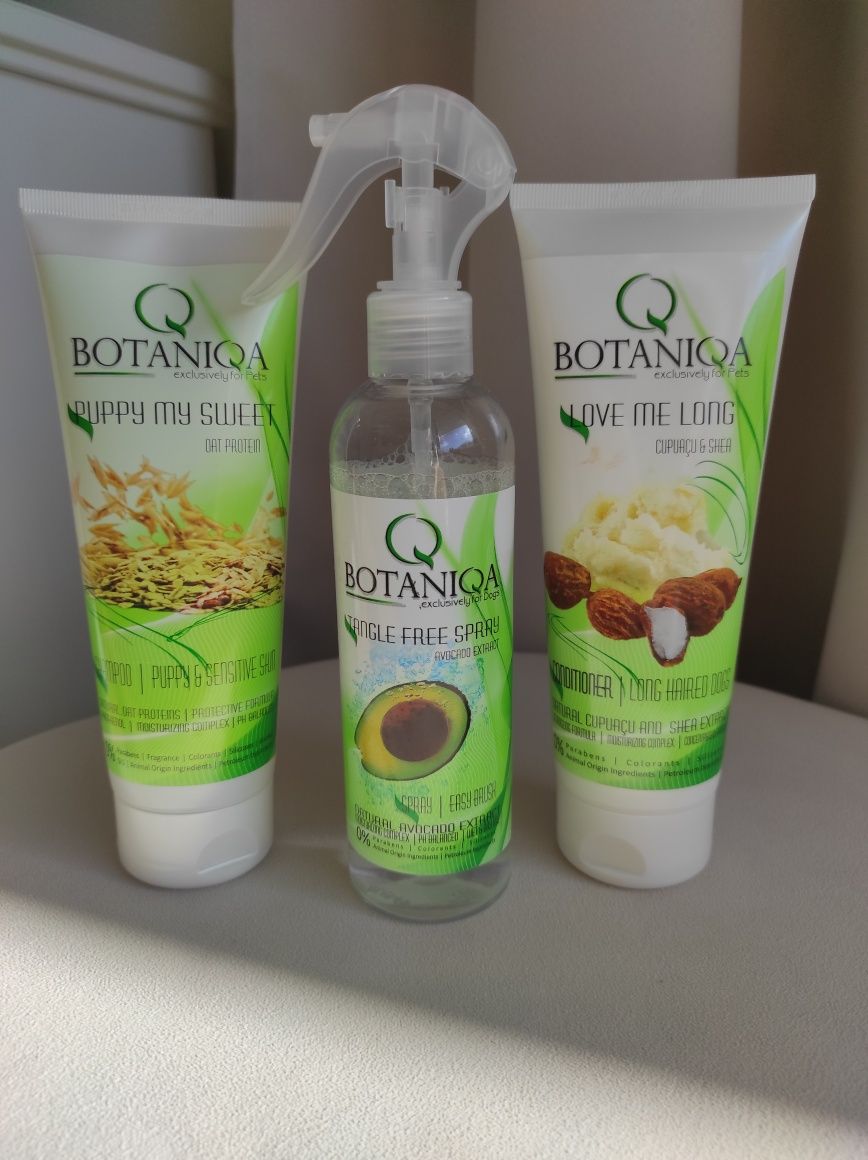 BOTANIQA ZESTAW - szampon, odżywka, spray dla psa