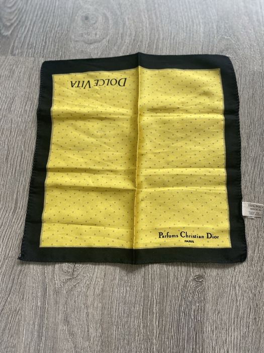 Christian Dior Polyester Handkerchiev ,mala chusteczka