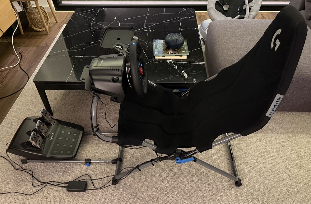 Logitech G29 + Pedais + Shifter + Playseat Challenge X (PS4/PS5/PC)