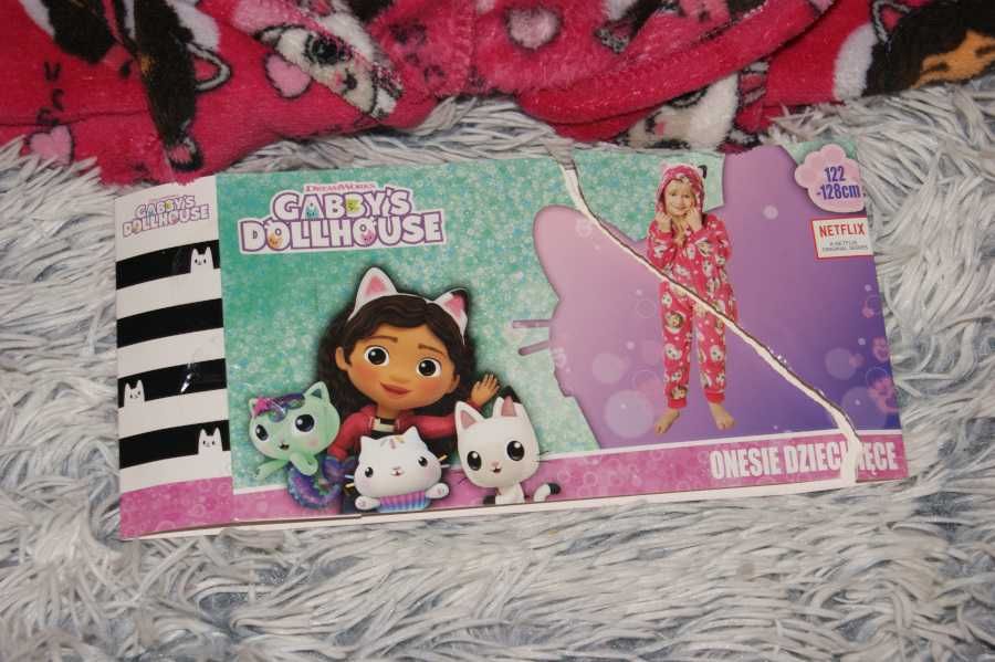 Onesie dziecięce Gabi Koci Domek Piżama kombinezon rozmiar 110-116 cm