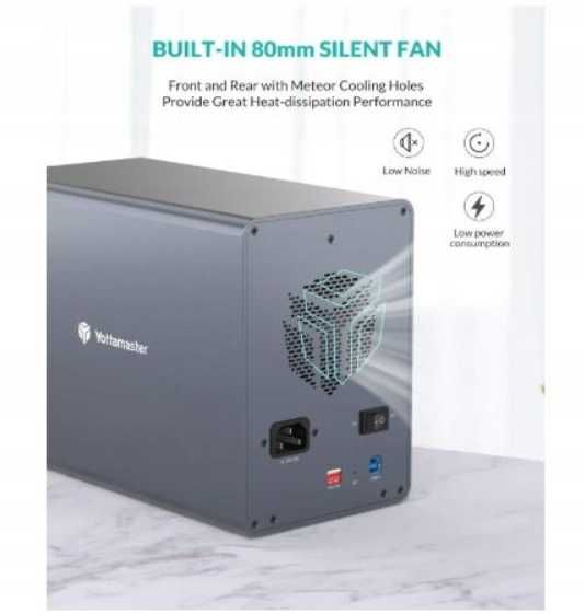 Yottamaster RAID 5 Bay USB30 Obudowa dysku twardego na 5x HDD/SSD 90TB