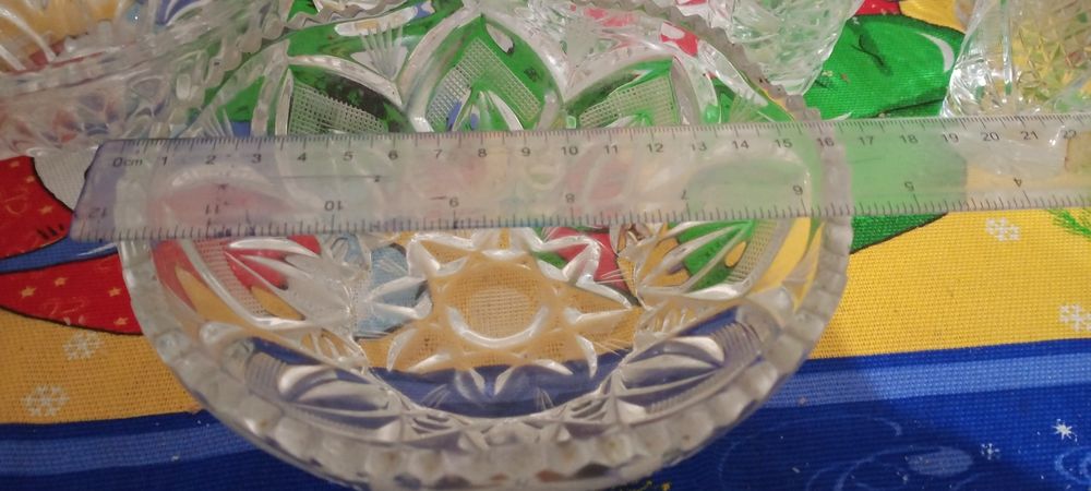 Продам хрустальні фужери стопки салатниці
