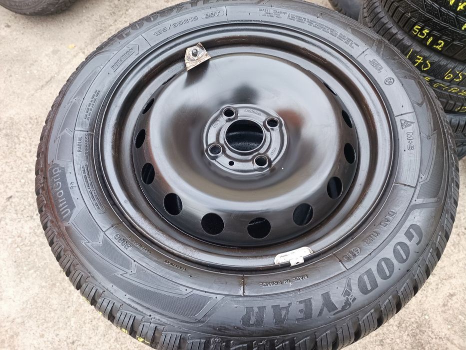 4x100 Felgi Stal Stalowe 15 Koła zimowe zima OPEL MERIVA A ASTRA G H CORSA D E VECTRA A B CHEVROLET Fiat Grande Punto Evo ALU-RAD Legnica 185/65 8mm