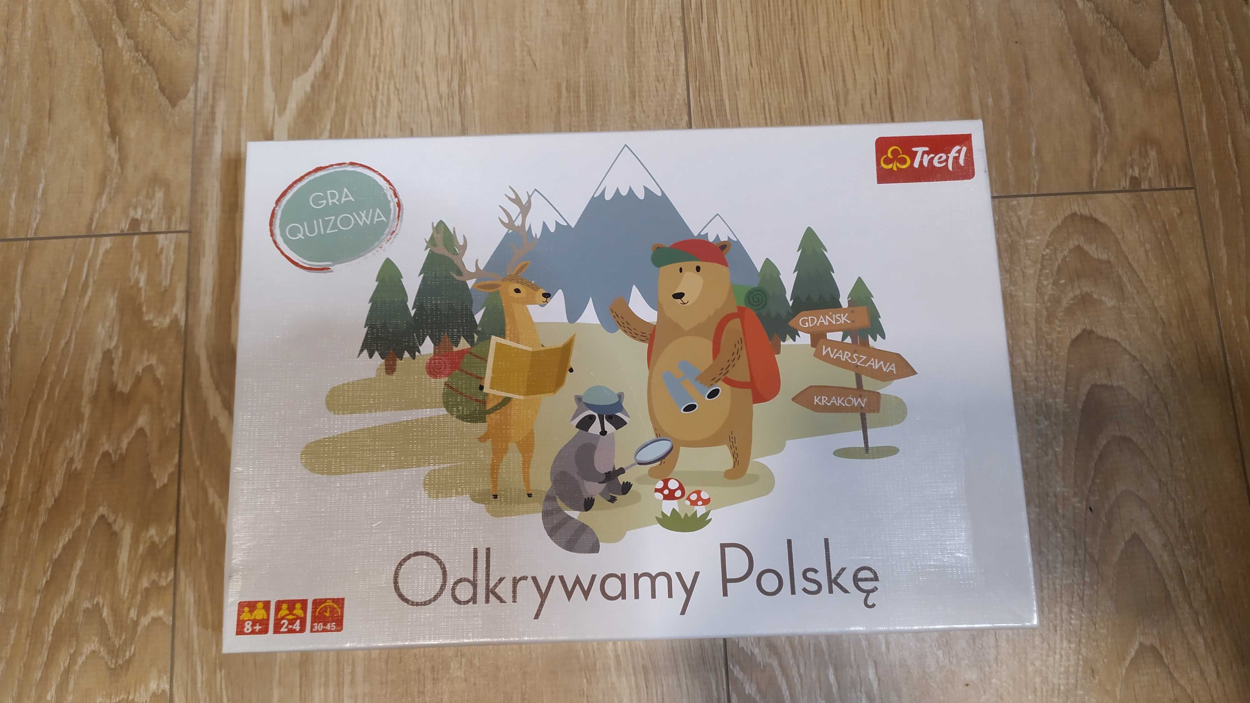 Odkrywamy Polskę gra quizowa Trefl