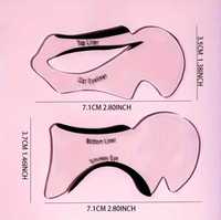 Szablony do rysowania kresek na powiekach, zestaw do makijażu