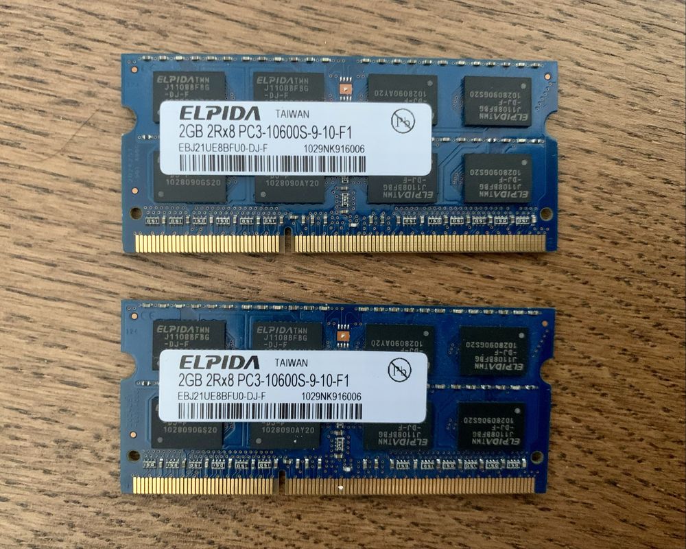Epida ram 4GB DDR3 2x2GB do laptopa