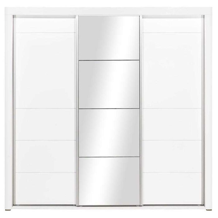 Szafa IRMA biała z lustrem i oświetleniem LED