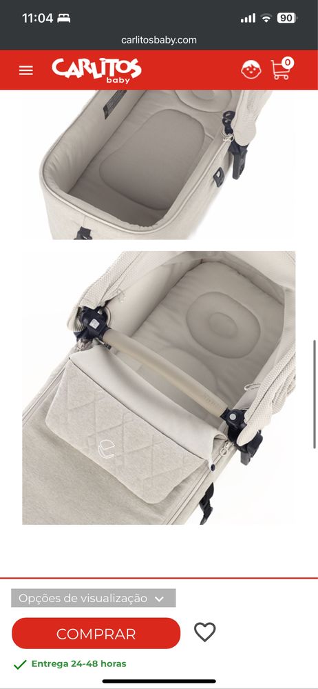 Alcofa Micro carrycot por Jané