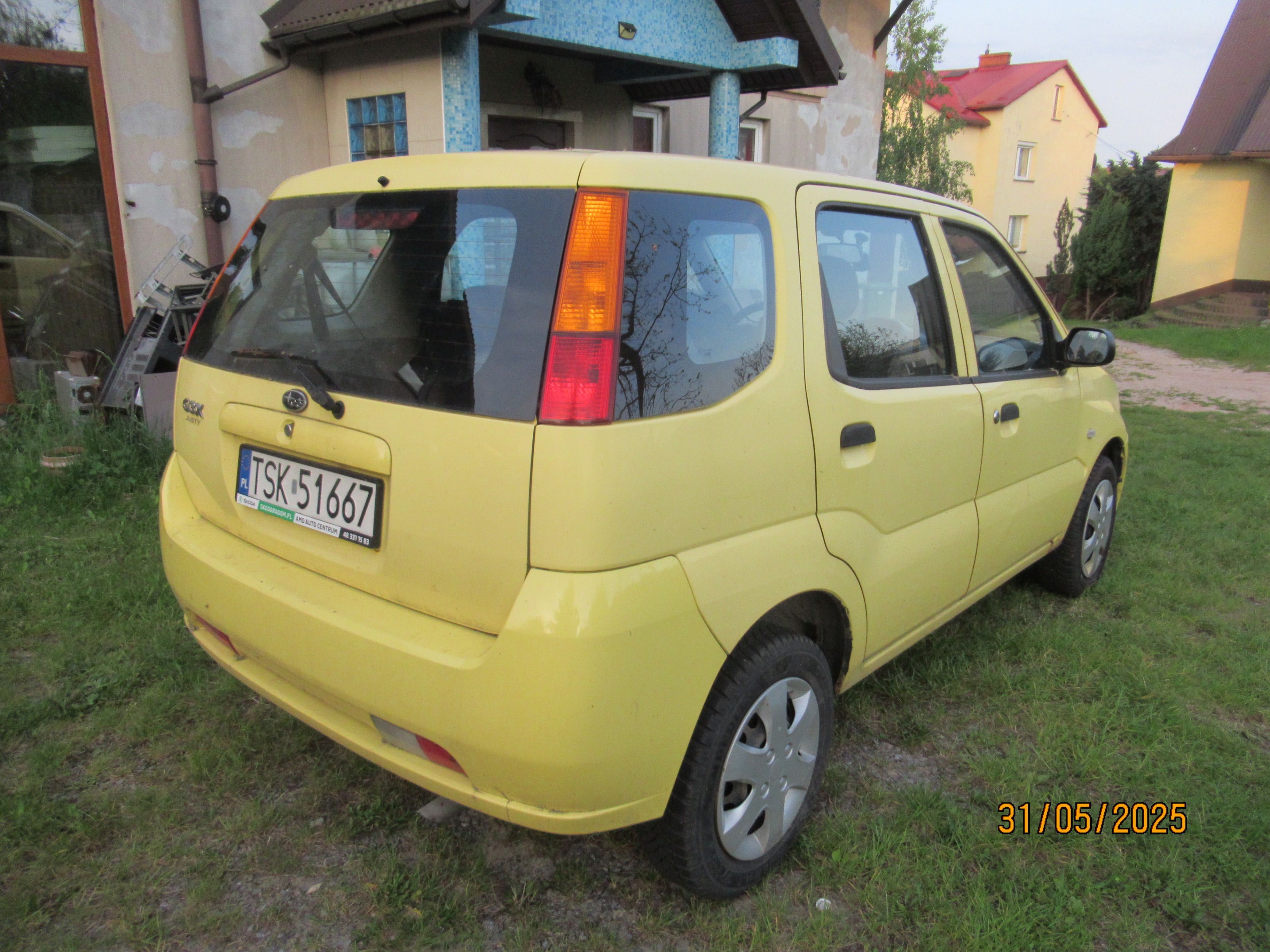 Subaru G3X Justy Subaru Justy 1.3GX 4WD, napęd 4x4, niski przebieg