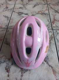 Kask rowerowy dla dziewczynki ok 6 lat (rozmiar 52-56 cm)