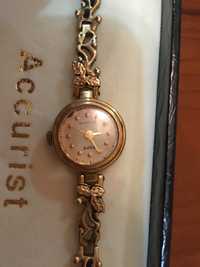 Часы с браслетом позолоченные женские , антикварные