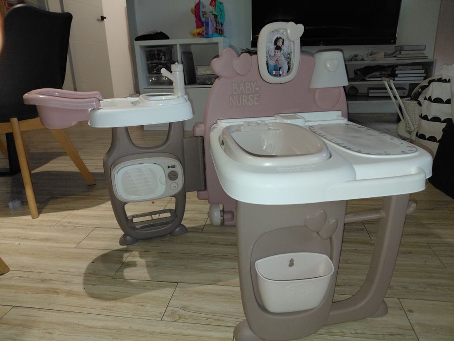 Kącik dla lalek, przewijak smoby, baby born