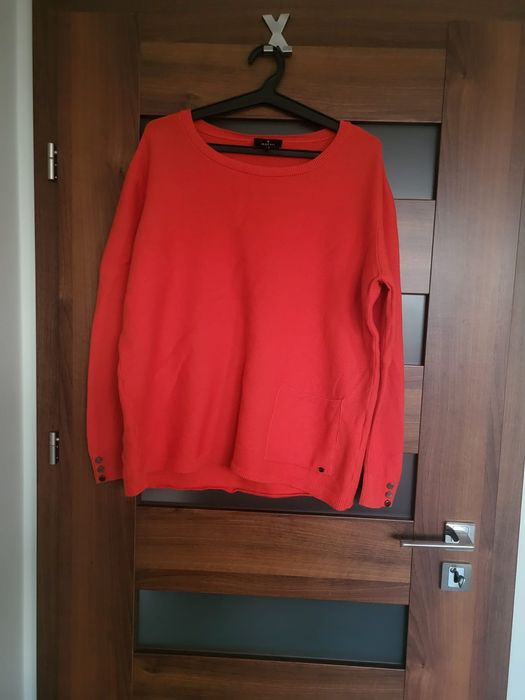 Monari pomarańczowy sweter bawełniany 44/xxL