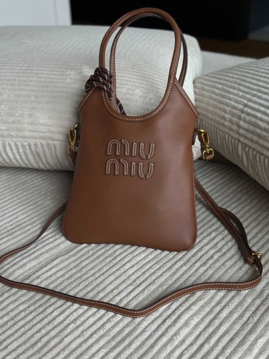 Міні шопер сумка Miu Miu