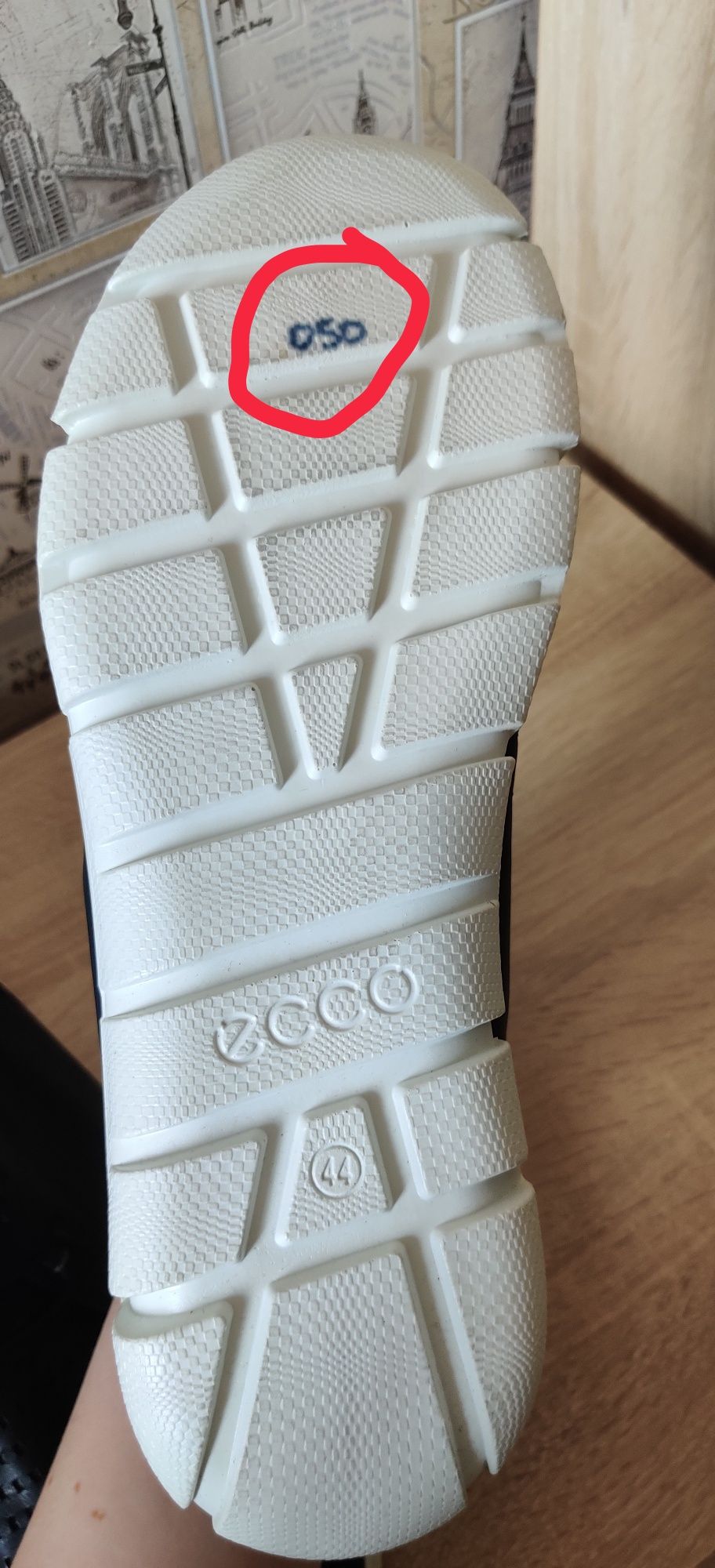 Кроссовки ботинки Ecco Екко кожаные 44 размер