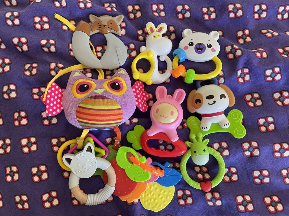 Іграшки дитячі брязкальця, гризунок, іграшка носочок
