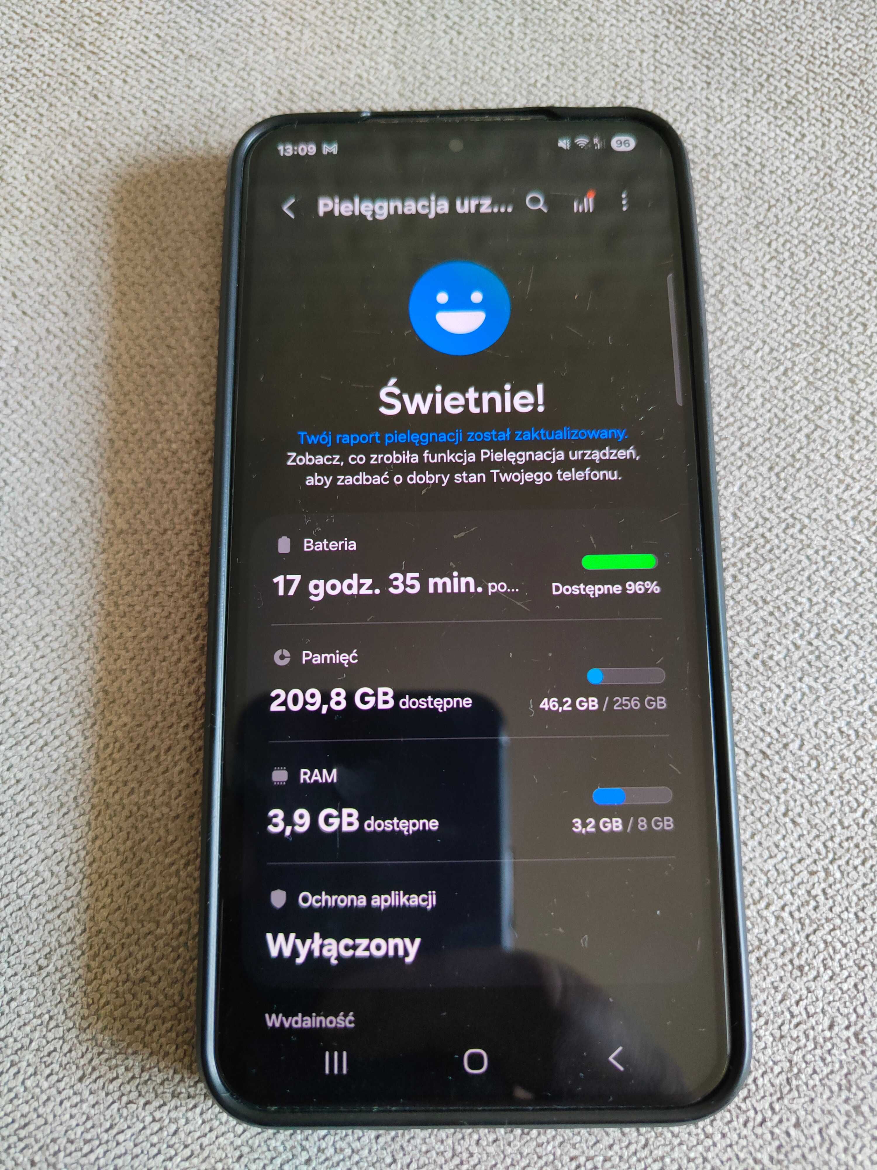 Samsung Galaxy S22 256 Gb 8Gb RAM eSIM Android 15 stan bardzo dobry