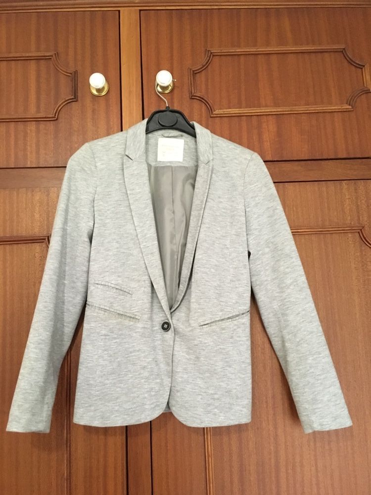 Blazer Cinza - Pull & Bear