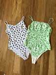 Zestaw dwóch topów body zara