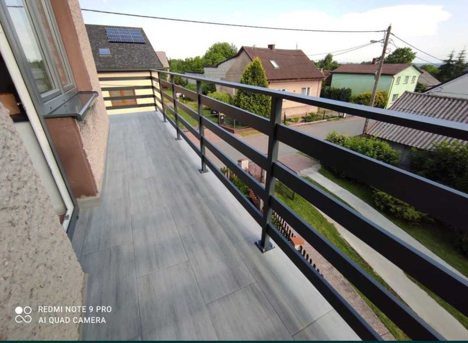 Balustrady balustrada nierdzewna malowana proszkowo stali nierdzewnej