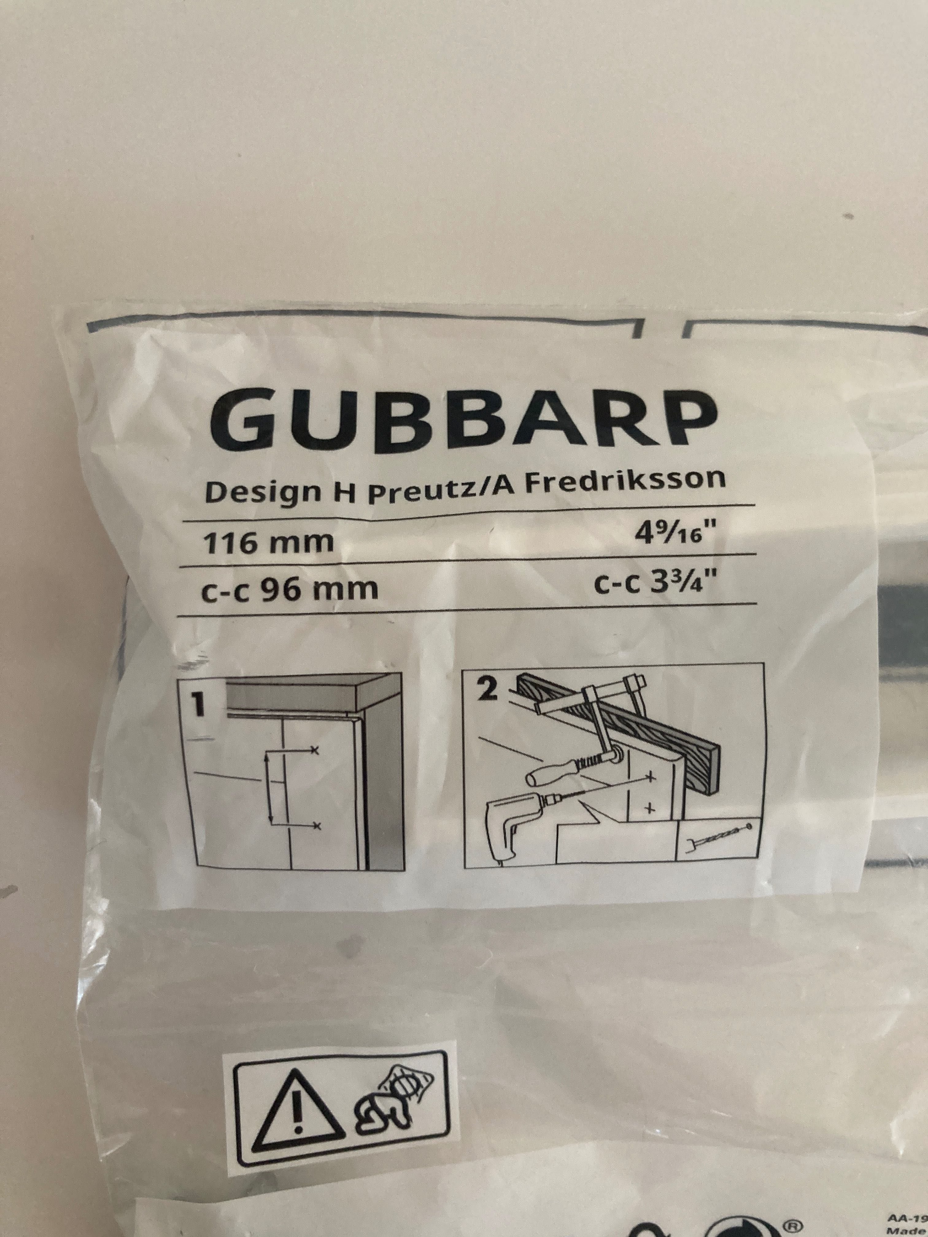 Мебельні/кухонні ручки IKEA GUBBARP