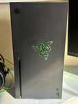 Xbox X com comando pro+ monitor + fones e jogo