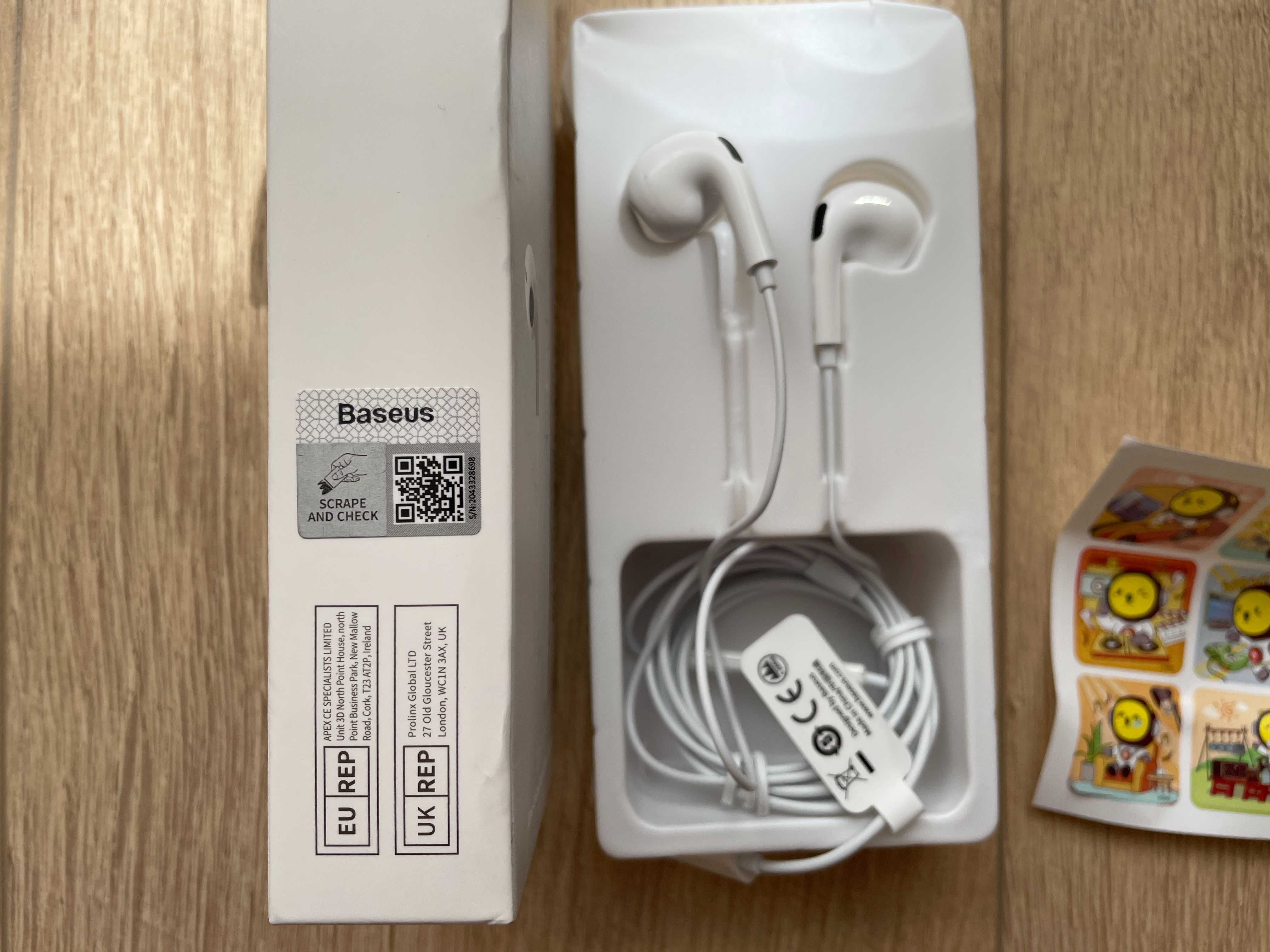 Наушники Baseus Encok C17 Lateral in-ear Wired Earphone Type-C