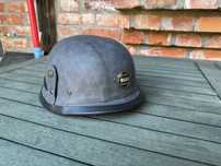 Hełm - kask motocyklowy retro, styl niemieckiego hełmu