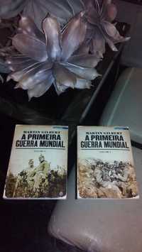 2 livros A PRIMEIRA GUERRA MUNDIAL vol. 2 e 5