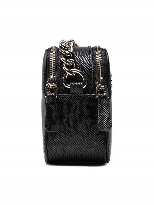 Guess Torebka Damska Torba Noelle Czarna Logowana T554