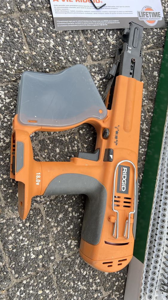 Wkrętarka pistolet Aeg 18v ridgid sucha zabudowa płyta gipsowa